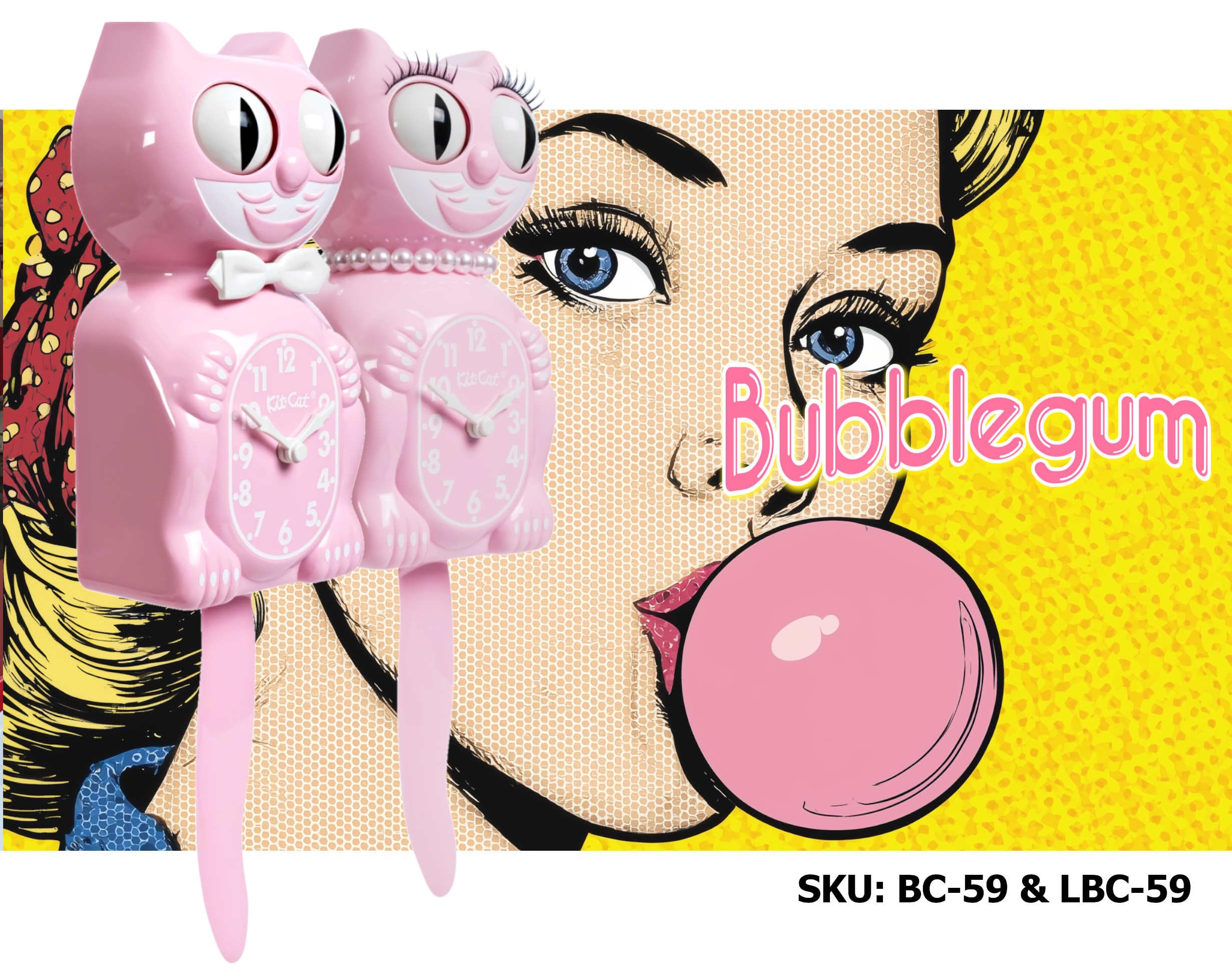 Amazon.com: Kit Cat Klock Bubblegum Pink Limited Edition : Home